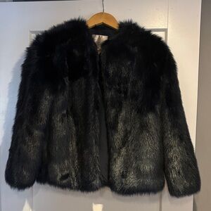 Zara Black Teddy Jacket